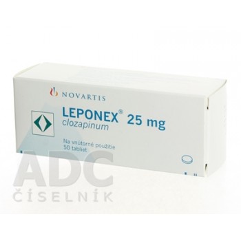 Лепонекс (Leponex) 25 мг, 50 таблеток